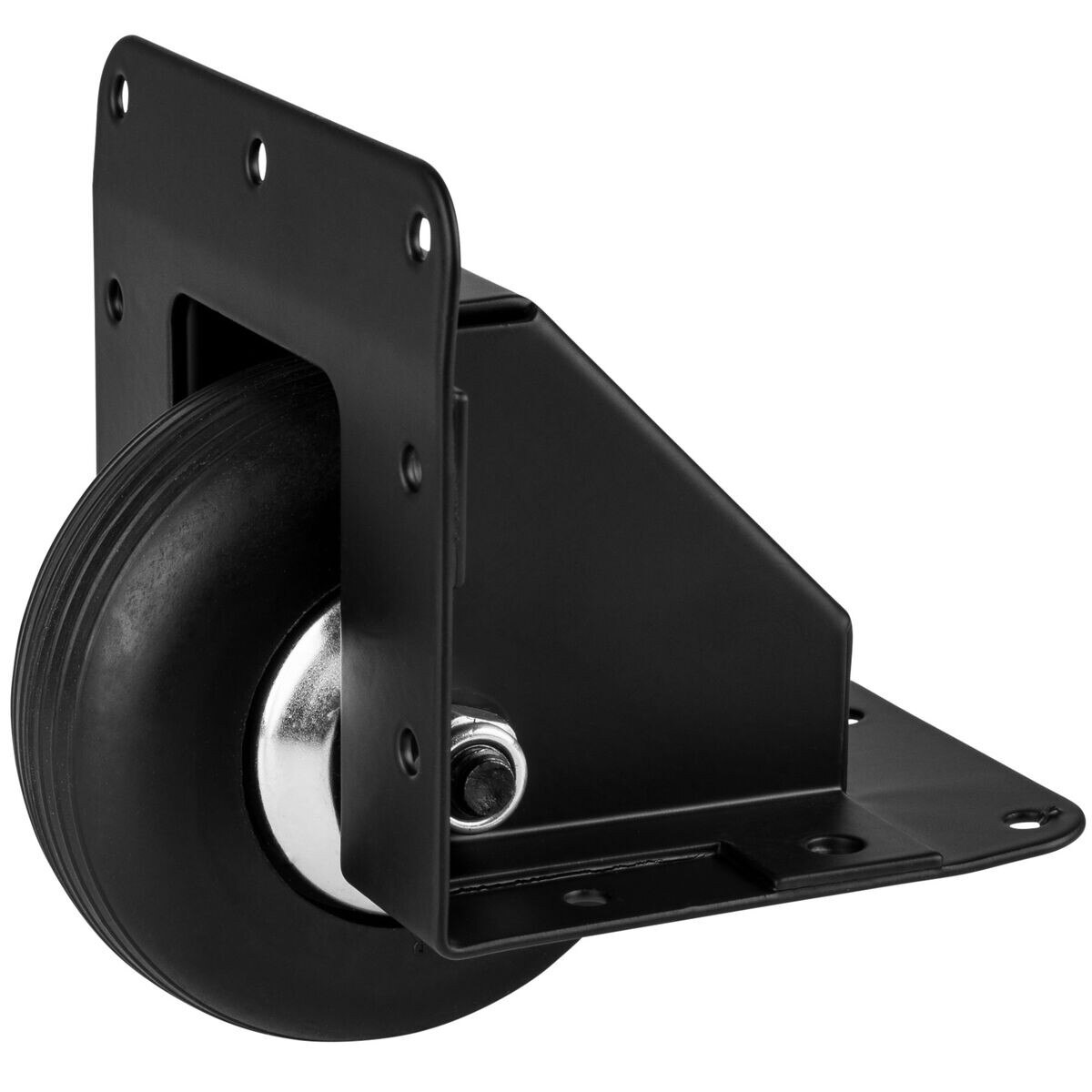 W2080K/HD 3" Heavy Duty Recessed Corner Caster Black